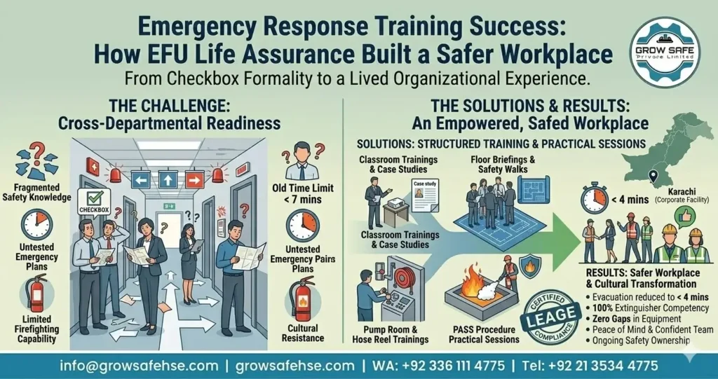 Emergency Response Training Success EFU Life Assurance Case Study – Grow Safe