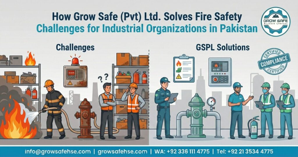 How Grow Safe (Pvt) Ltd. Solves Fire Safety Challenges for Industrial Organizations in Pakistan
